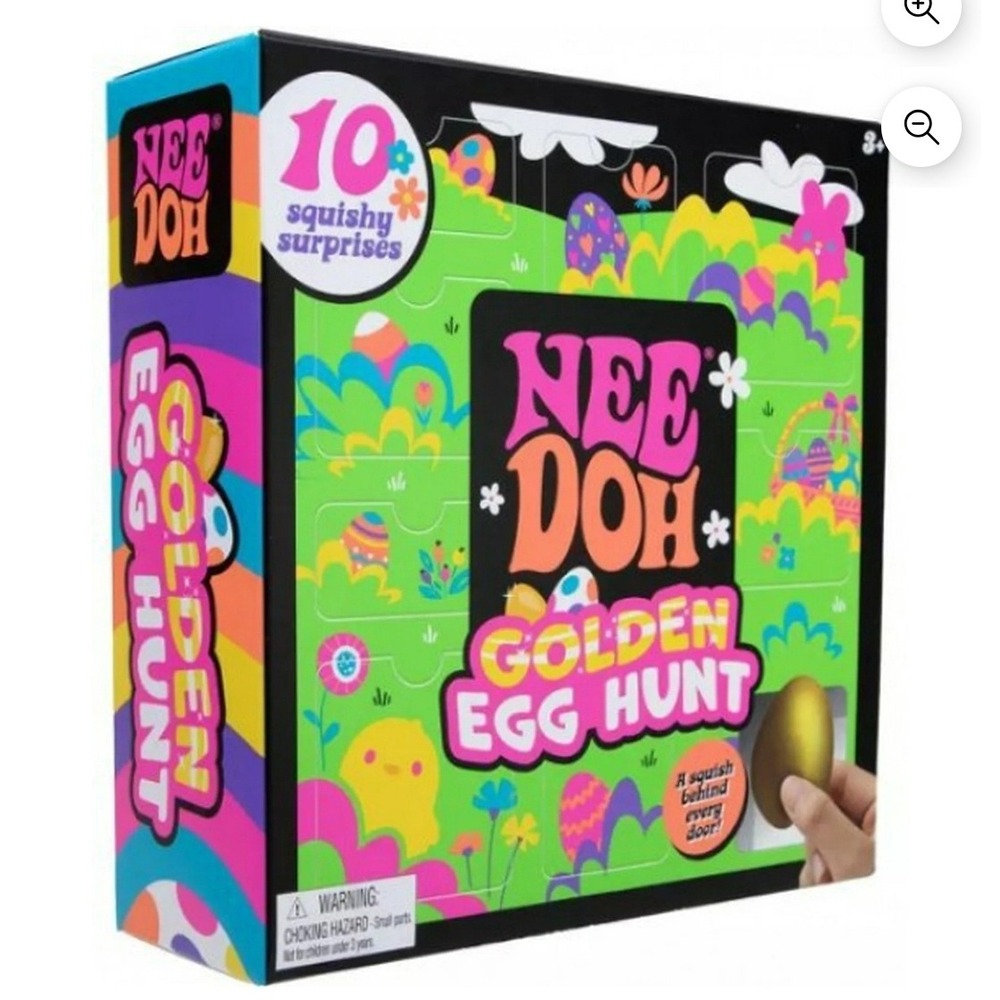 Rare NeeDoh Easter Golden Egg Hunt Mystery 10-Pack (10 Squishy Surprises!) New
